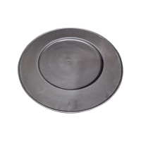 Prato preto grande de pl�stico